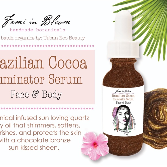 Brazilian Cocoa Illuminator Serum for Face and Body / Highlighting Glow - Picture 6 of 16